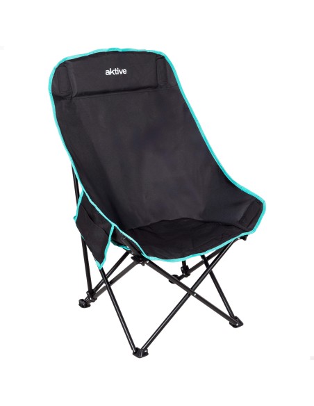 Silla plegable camping 55x45x90 cm con bolsa transporte