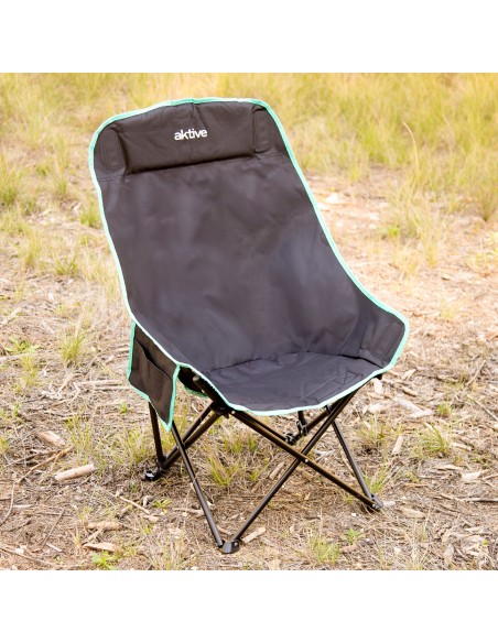 Silla plegable camping 55x45x90 cm con bolsa transporte