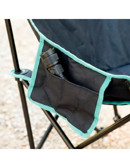 Silla plegable camping 55x45x90 cm con bolsa transporte