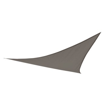 Toldo sombreo triangular gris antracita