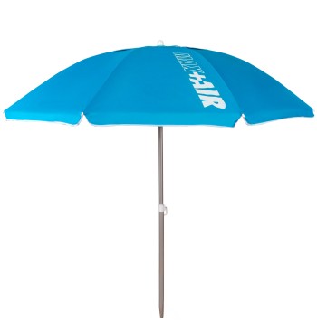 Sombrilla playa antiviento 8 varillas 220 cm azul 2