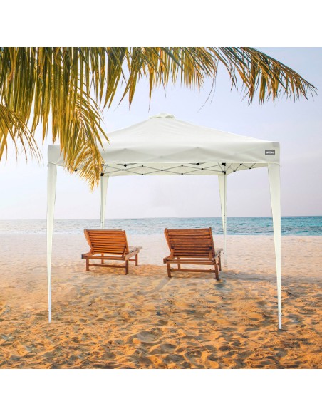 Cenador plegable y ajustable en altura Max - Air 300x300x 240/250  cm blanco