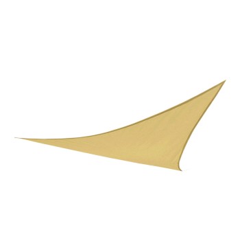 Toldo sombreo triangular uv50 color crema