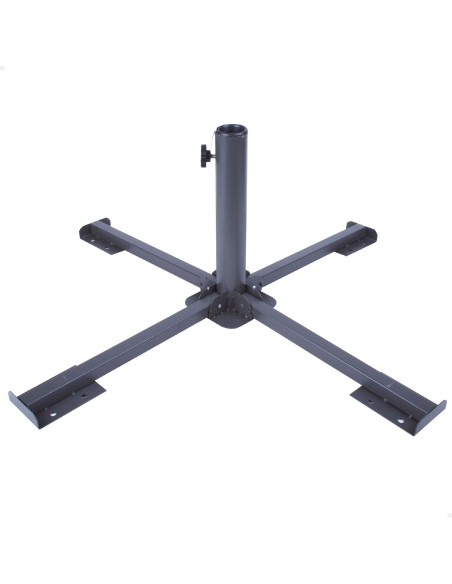 Base plegable de metal para sombrilla