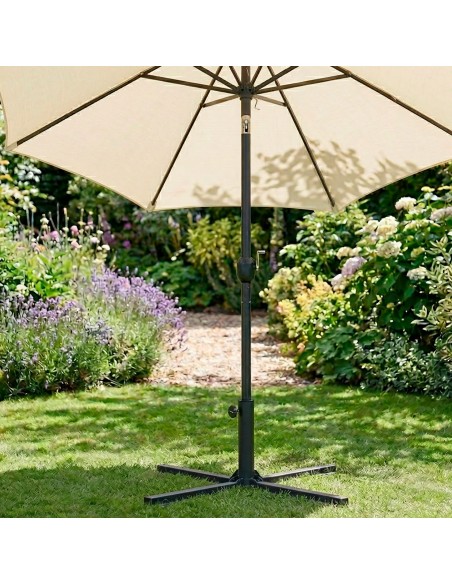 Base plegable de metal para sombrilla