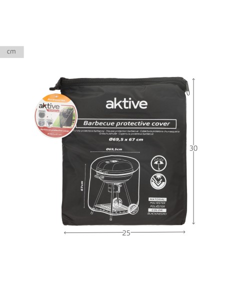 Funda para barbacoa impermeable Ø69,5x67 cm