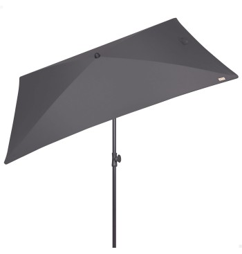 Parasol jardín rectangular inclinable 200x125 cm UV30...