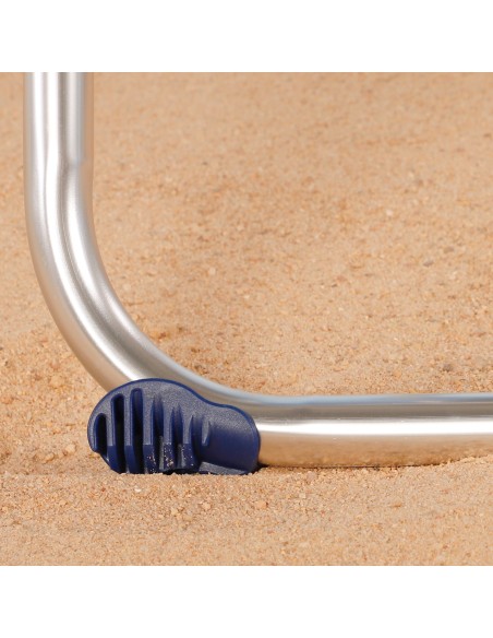 Silla playa alta multiposición 47x62x90 cm rayas