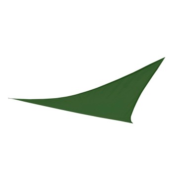 Toldo vela triangular verde oscuro