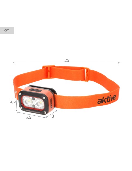 Luz frontal ajustable 6 LEDs 170 lúmenes