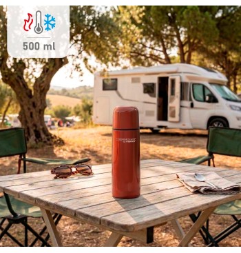 Botella térmica Thermos acero inoxidable 500 ml rojo 2
