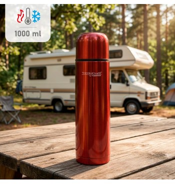 Botella térmica Thermos acero inoxidable 1L rojo 2