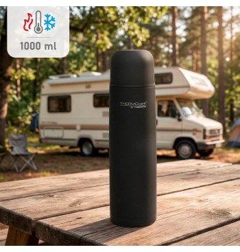 Botella térmica Thermos acero inoxidable 1L negro 2