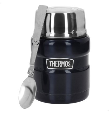 Termo comida Thermos 470 ml acero inoxidable azul con...