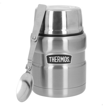 Termo comida Thermos 470 ml acero inoxidable plata con...