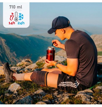 Termo comida Thermos 710 ml acero inoxidable rojo 2
