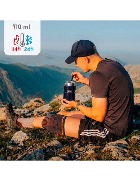 Termo comida Thermos 710 ml acero inoxidable azul