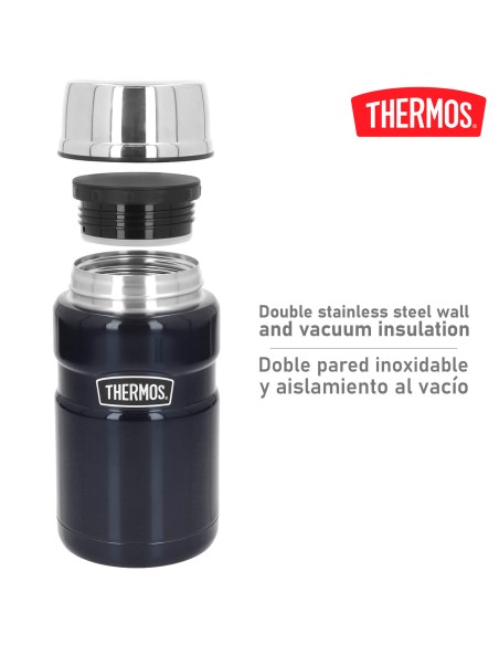 Termo comida Thermos 710 ml acero inoxidable azul