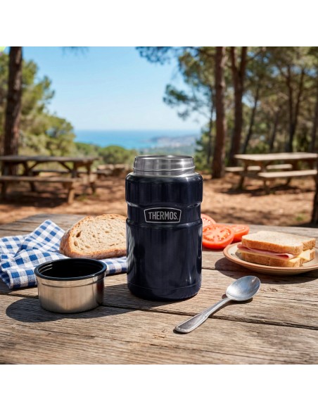 Termo comida Thermos 710 ml acero inoxidable azul