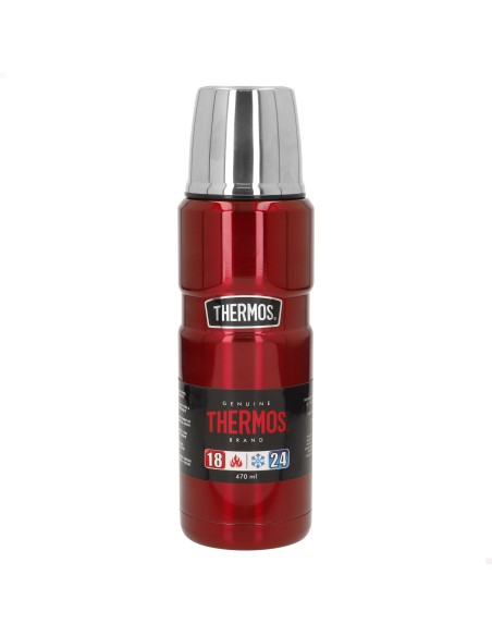 Botella térmica Thermos acero inoxidable 470 rojo