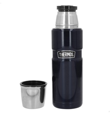 Botella térmica Thermos acero inoxidable 470 azul