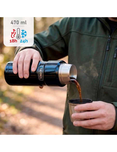Botella térmica Thermos acero inoxidable 470 azul