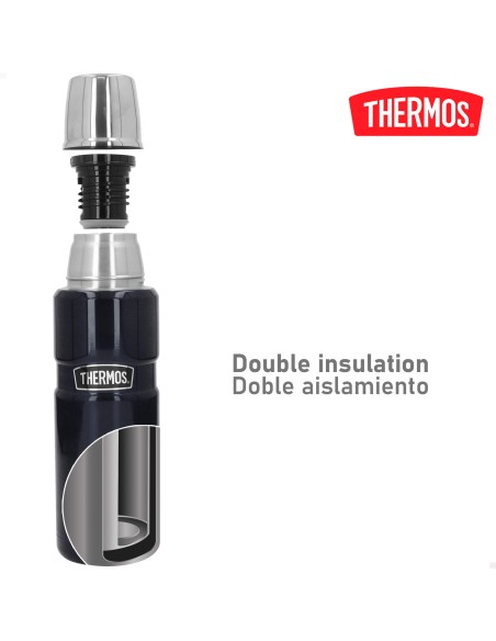 Botella térmica Thermos acero inoxidable 470 azul