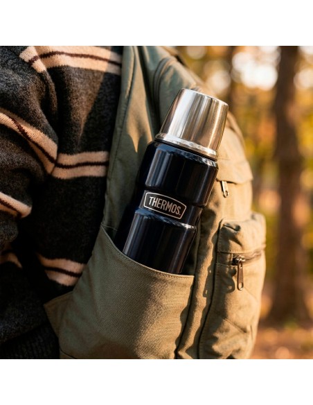Botella térmica Thermos acero inoxidable 470 azul