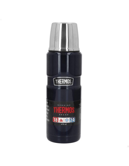Botella térmica Thermos acero inoxidable 470 azul
