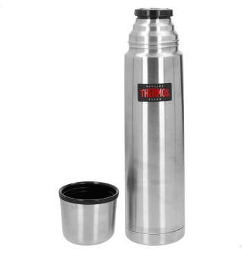 Botella térmica Thermos acero inoxidable 1L plata
