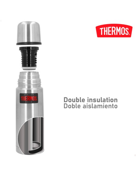 Botella térmica Thermos acero inoxidable 350 ml plata