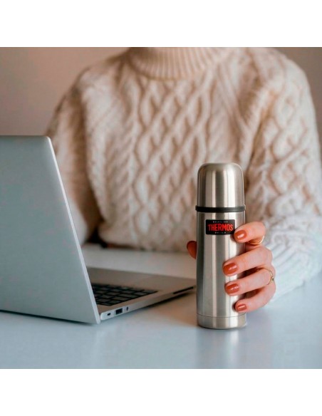 Botella térmica Thermos acero inoxidable 350 ml plata