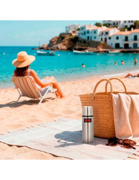 Botella térmica Thermos acero inoxidable 350 ml plata