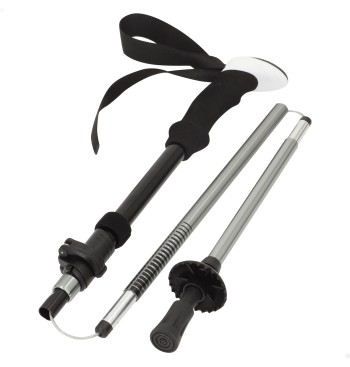 Bastón plegable trekking extensible 107-125 cm ultraligero