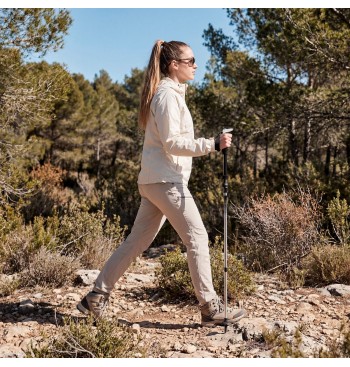 Bastón plegable trekking extensible 107-125 cm ultraligero 2