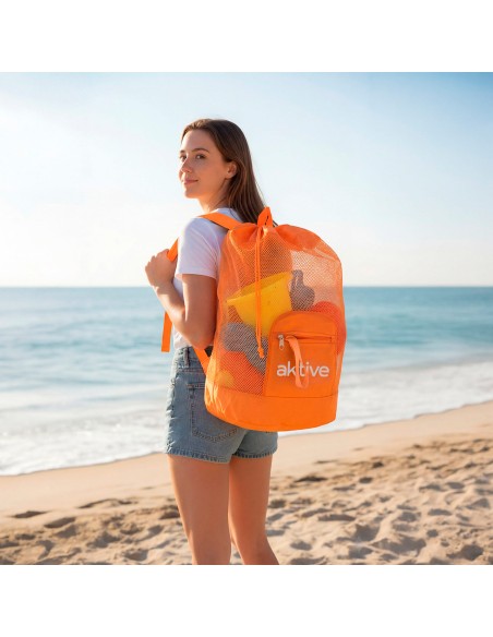 Mochila de red plegable con cierre ajustable 30 L