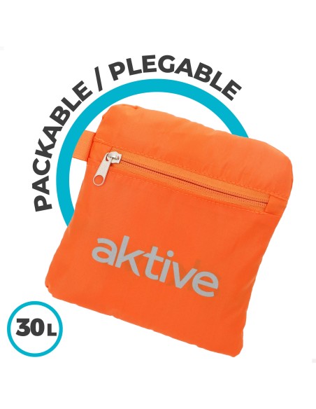 Mochila de red plegable con cierre ajustable 30 L