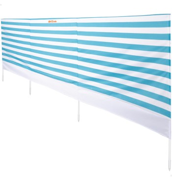 Paravientos playa rayas marineras 480x100 cm UV30