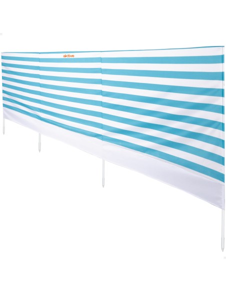 Paravientos playa rayas marineras 480x100 cm UV30