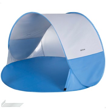 Tienda paravientos playa azul 148x148x90 cm