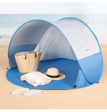 Tienda paravientos playa azul 148x148x90 cm 2