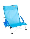 Aktive Beach Silla de playa plegable azul marino 50x49x66 cm