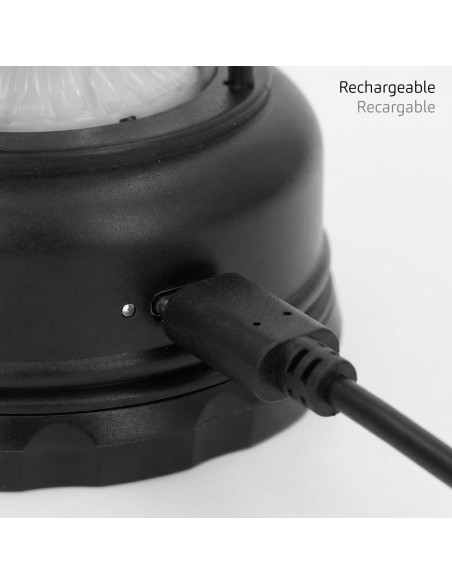Lámpara camping LED recargable 100 lúmenes