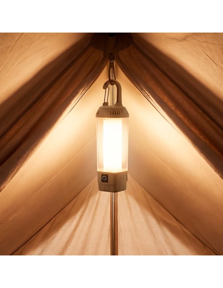 Lámpara camping recargable con trípode 3 en 1