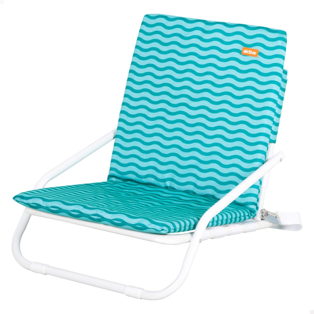 Silla de playa ligera plegable 46x60x50 cm