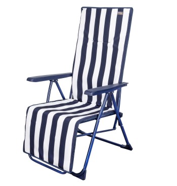 Pack 2 sillas tumbonas plegables 147x48x70 cm rayas... 2