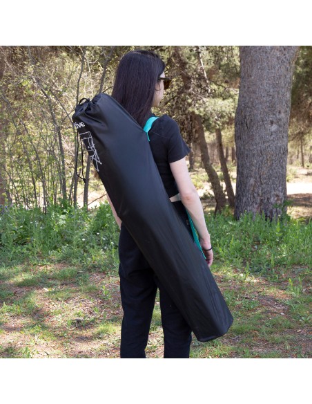 Pack 2 sillas plegables camping deluxe 48x48x102 cm con rejilla