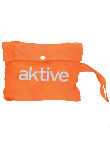Bolsa de red plegable para playa 45x30x45 cm naranja
