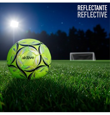Balón de fútbol reflectante PU D21 cm 2