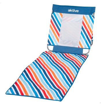 Esterilla playa respaldo reclinable multicolor con nevera